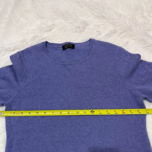 Charter Club 100% Cashmere Crew Neck Sweater Luxury Petite - Picture 2 of 7